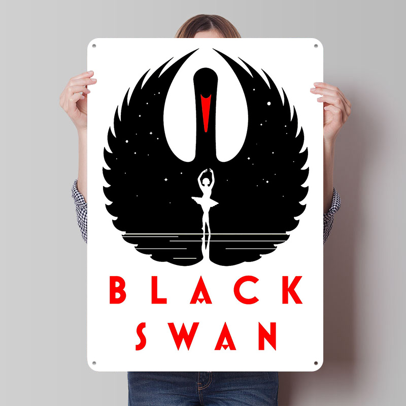 Retro Gaming Bar - Black Swan Movie Printing Poster Customized