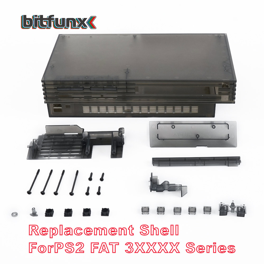 Retro Gaming Monitor - BitFunx Transparent Replacement Shell For PS2