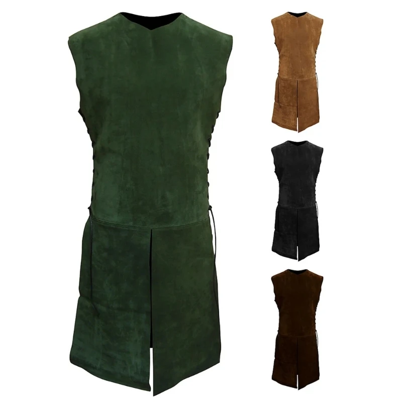 Retro Gaming Kit - Faux Suede Breastplate Retro Medieval Knight