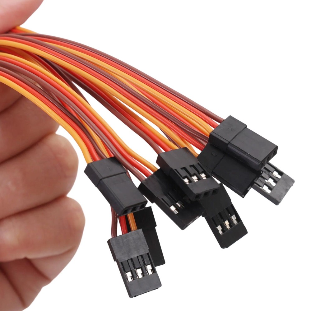 1-10pcs 15cm 30-Core Servo Ext - Controller Extension Cord 评论和价格