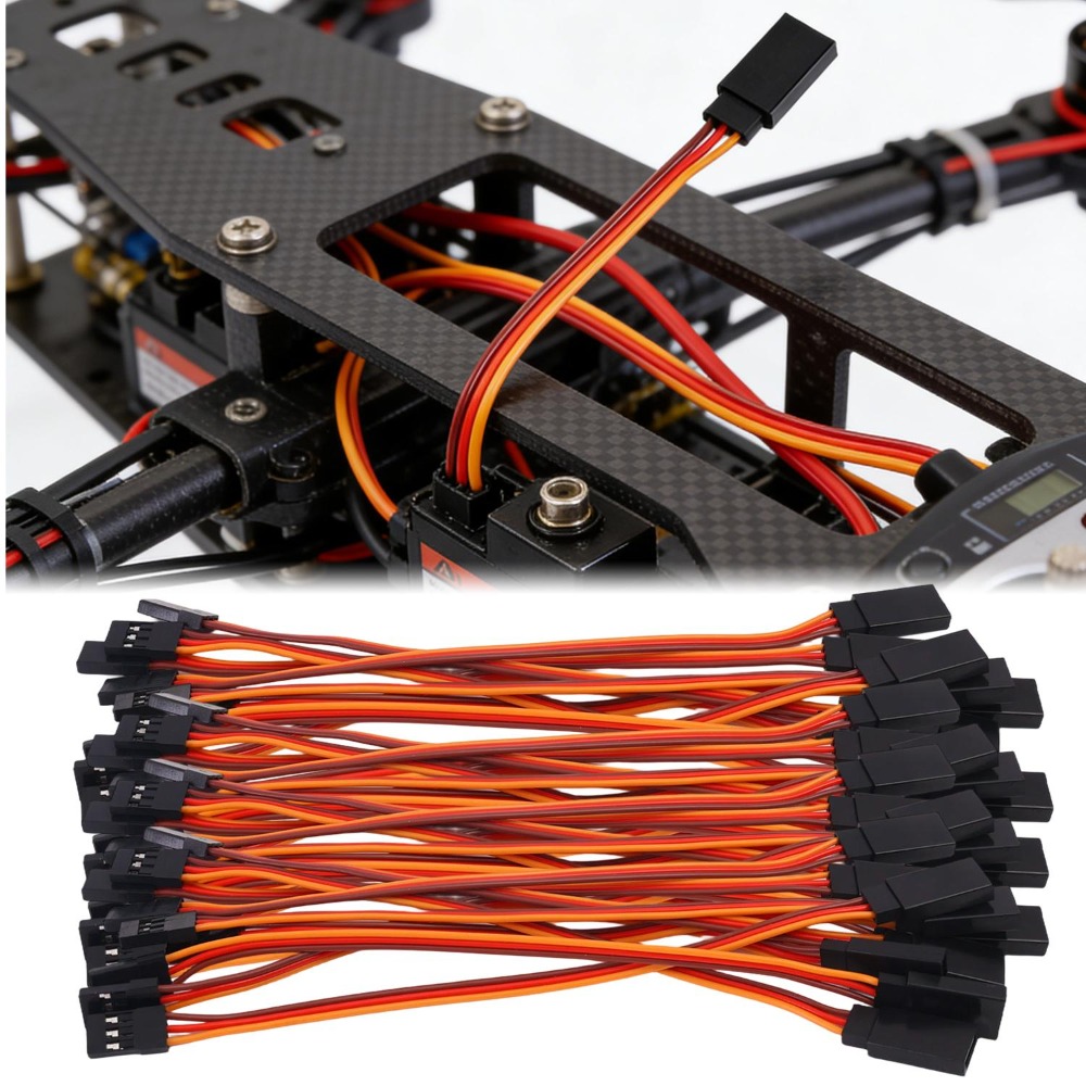 1-10pcs 15cm 30-Core Servo Ext - Controller Extension Cord 评论和价格