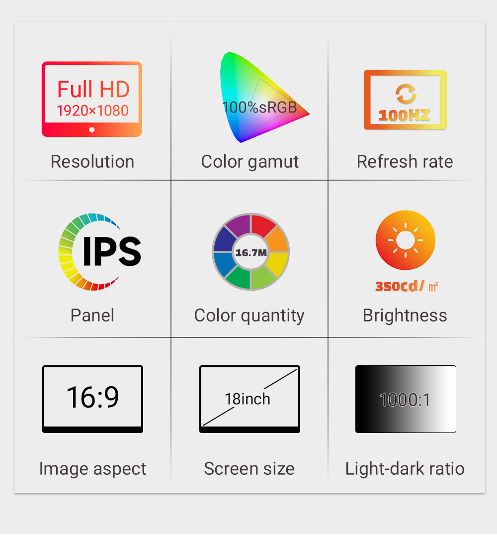 ZSUS 18-Inch 1080P 100Hz 100%s - Retro Gaming Monitor 评论和价格