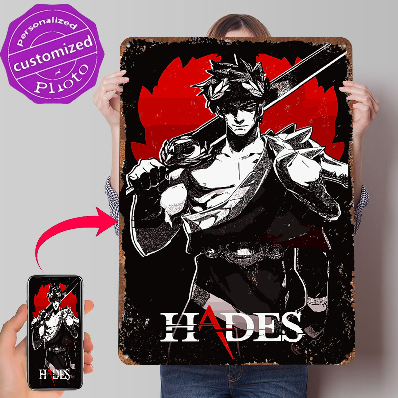 Hades Game Metal Poster Custom - Retro Gaming Bar 评论和价格