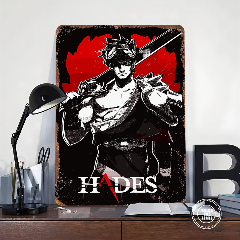 Hades Game Metal Poster Custom - Retro Gaming Bar 评论和价格