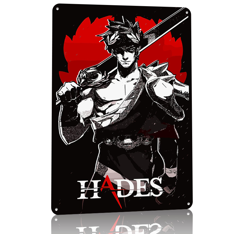 Hades Game Metal Poster Custom - Retro Gaming Bar 评论和价格