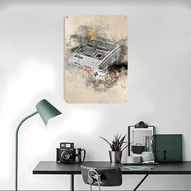 Gaming Metal Poster Custom Wal - Retro Gaming Bar 评论和价格