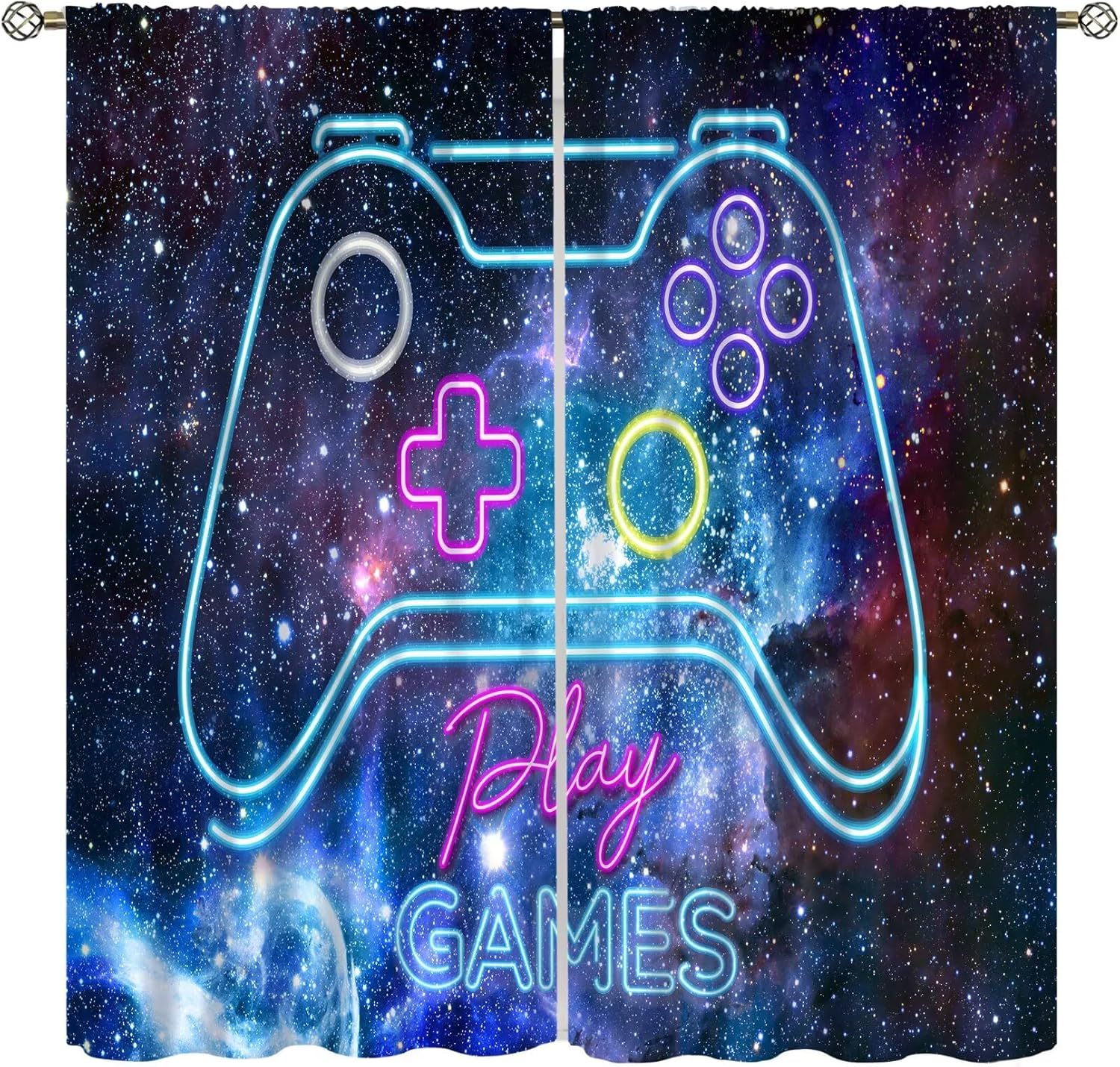 Gaming Blackout Curtains Retro - Retro Gaming Cafe 评论和价格