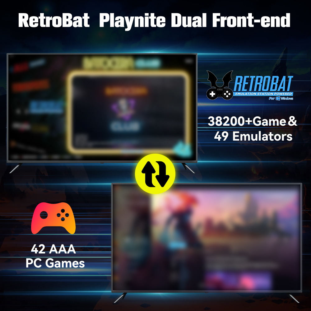 Retrobat＆Playnite System HDD R - Retro Gaming Tv 评论和价格