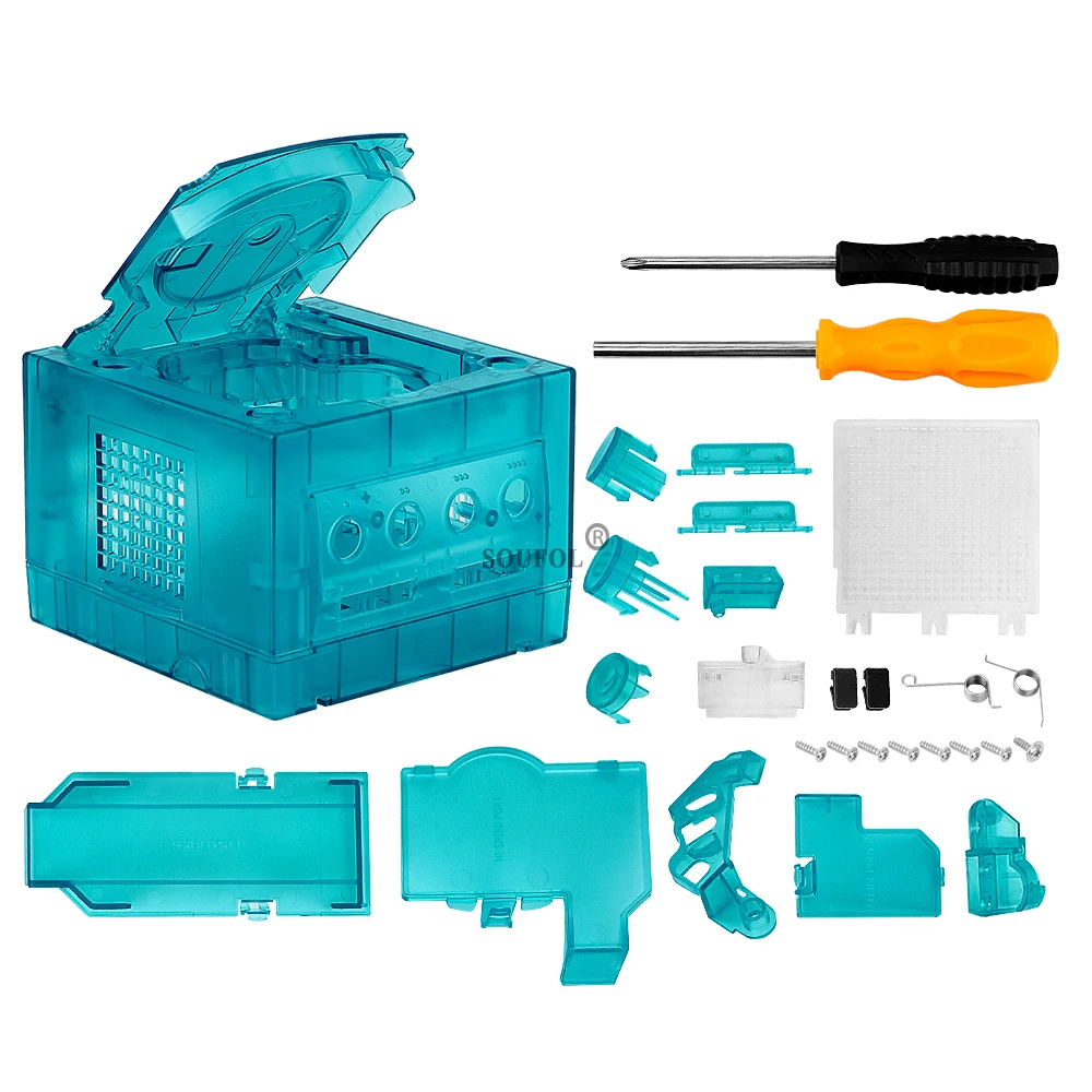 Ice Blue Replacement Case for  - Retro Gaming Setup 评论和价格