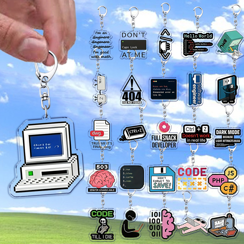 Funny XP 98 Window 10 Computer - Retro Gaming Keychain 评论和价格