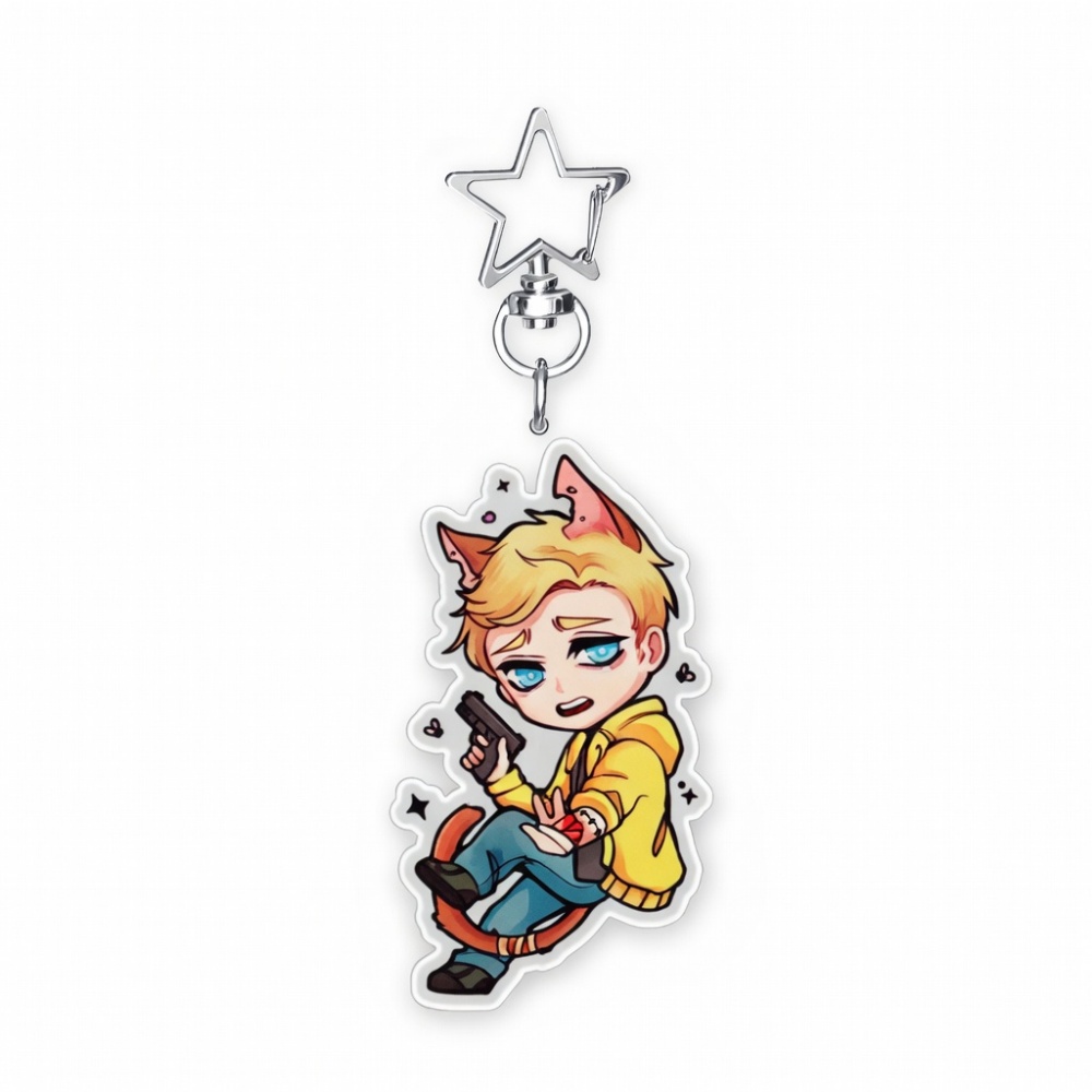 Resident Evil 6cm Acrylic Stan - Retro Gaming Keychain 评论和价格