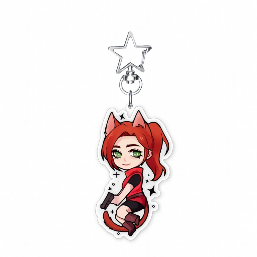 Resident Evil 6cm Acrylic Stan - Retro Gaming Keychain 评论和价格