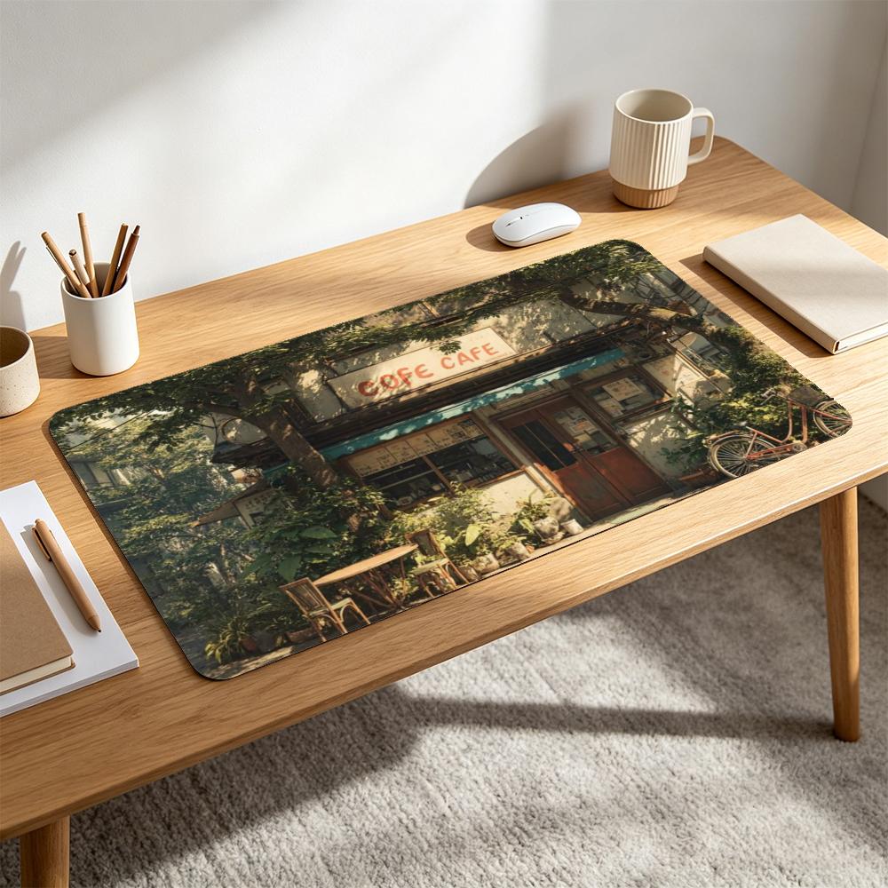 Vintage Cozy Cafe Large Desk M - Retro Gaming Cafe 评论和价格