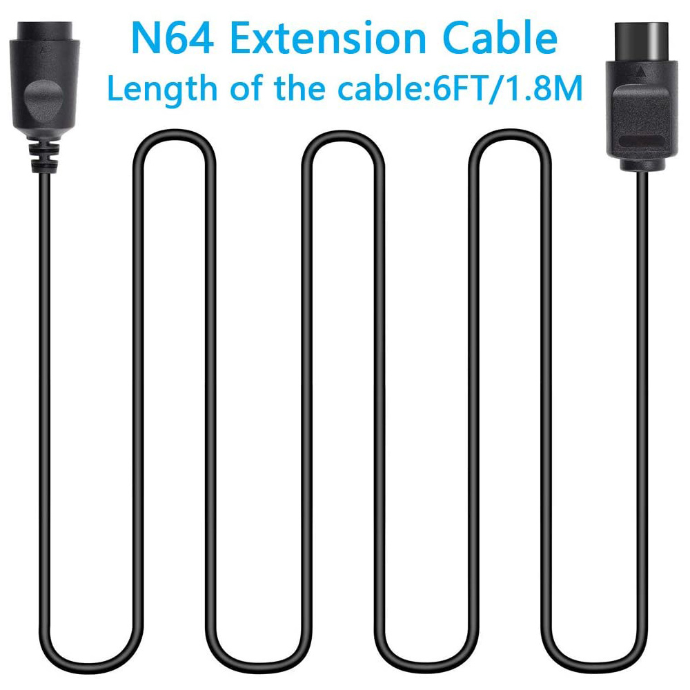 4 Pack 6Ft N64 Controller Exte - Controller Extension Cord 评论和价格