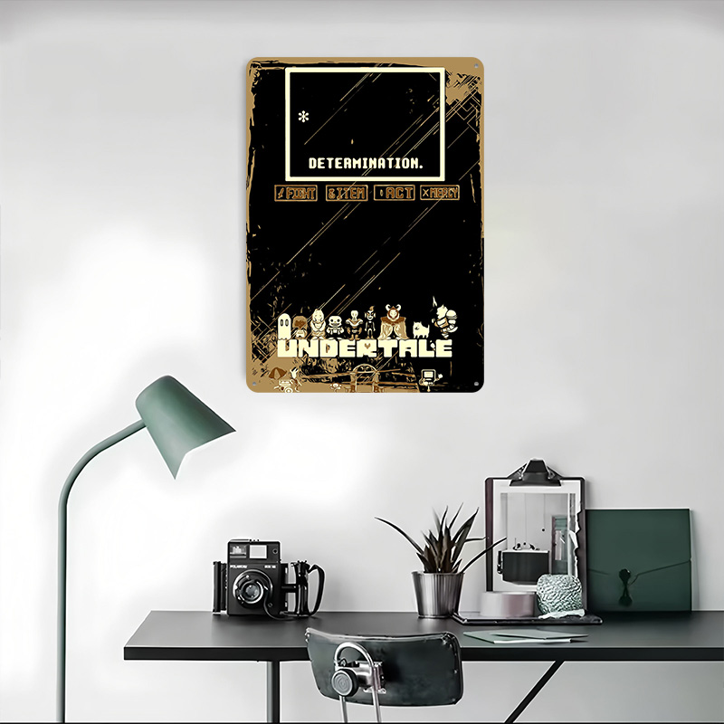 Undertale Metal Poster Custom  - Retro Gaming Bar 评论和价格