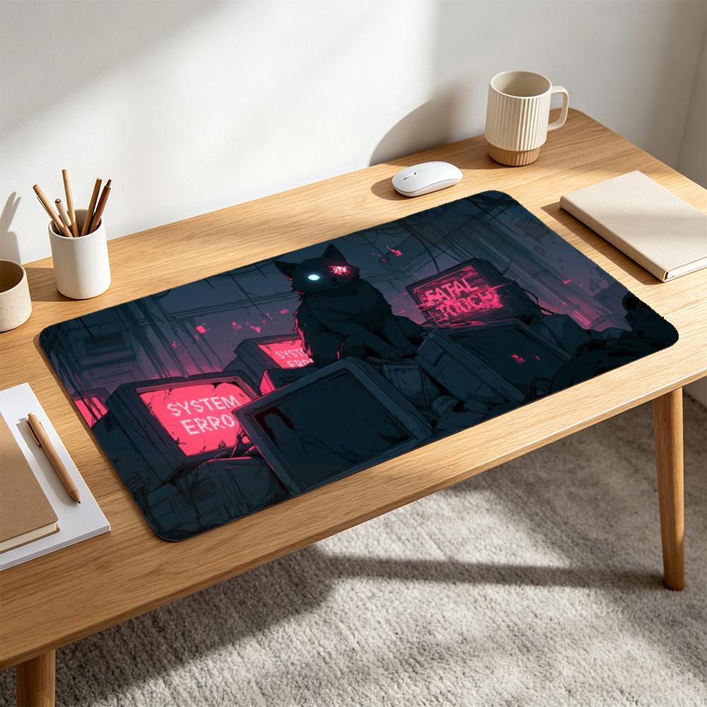 Cyberpunk Black Cat Large Gami - Retro Gaming Monitor 评论和价格