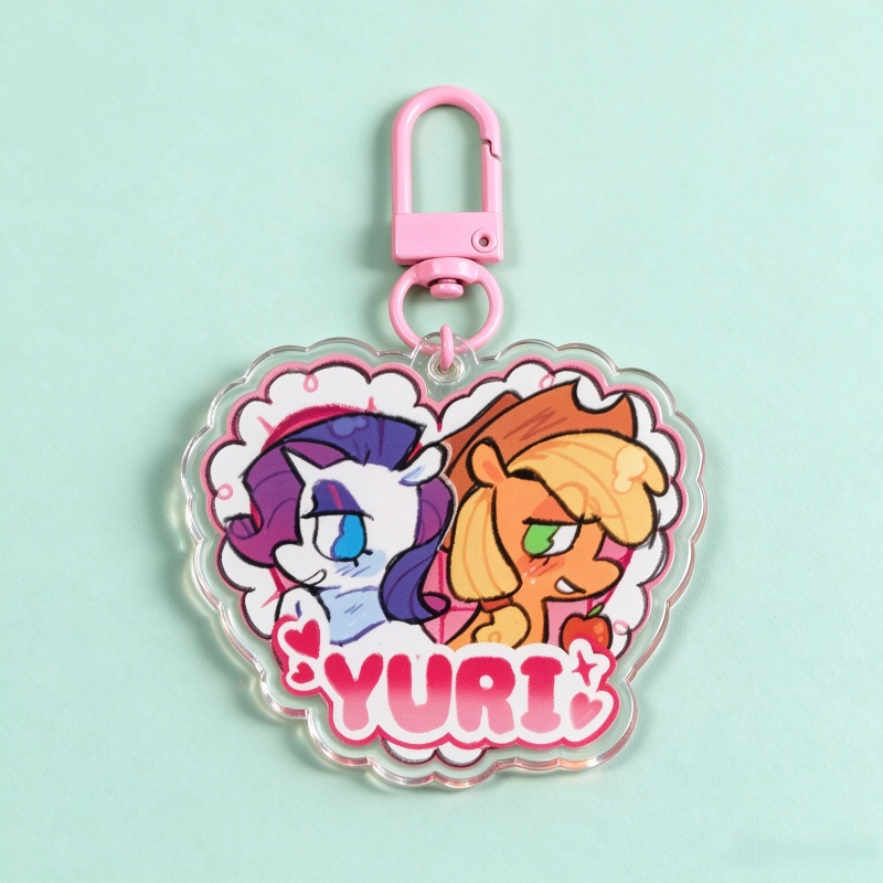 Yuri Time Acrylic Keychain Cut - Retro Gaming Keychain 评论和价格